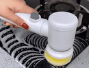 PowerClean Pro™ – Escova Elétrica de Limpeza Sem Fio 5 em 1